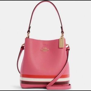 Coach Small Town Bucket Bag In Color block